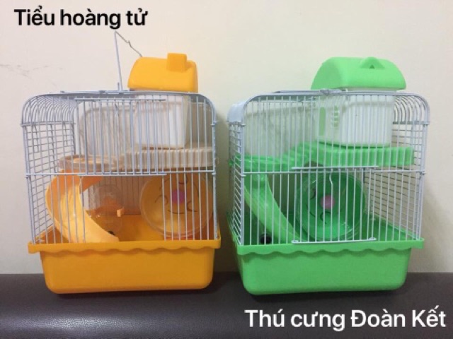 Lồng hamster _Tiểu hoàng tử (lồng kèm phụ kiện đầy đủ)