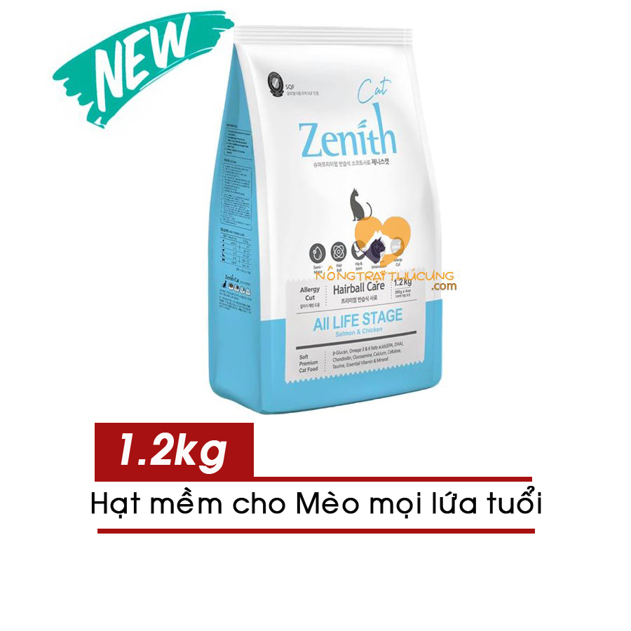 Thức Ăn Hạt Mềm Cho Mèo - Zenith Hairball Control - [Nông Trại Thú Cưng]