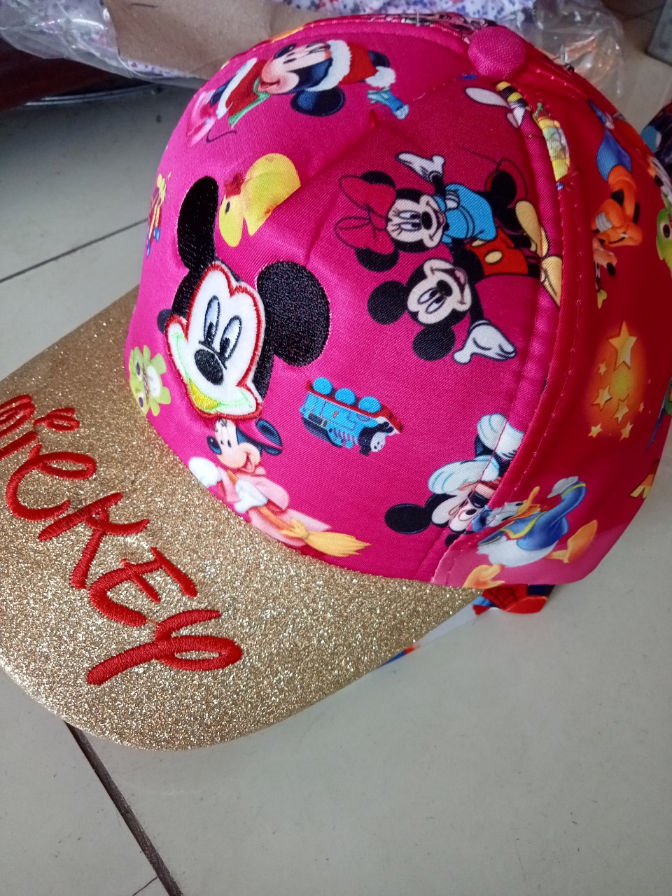 Nón Lưỡi Trai chuột MicKey cho bé gái