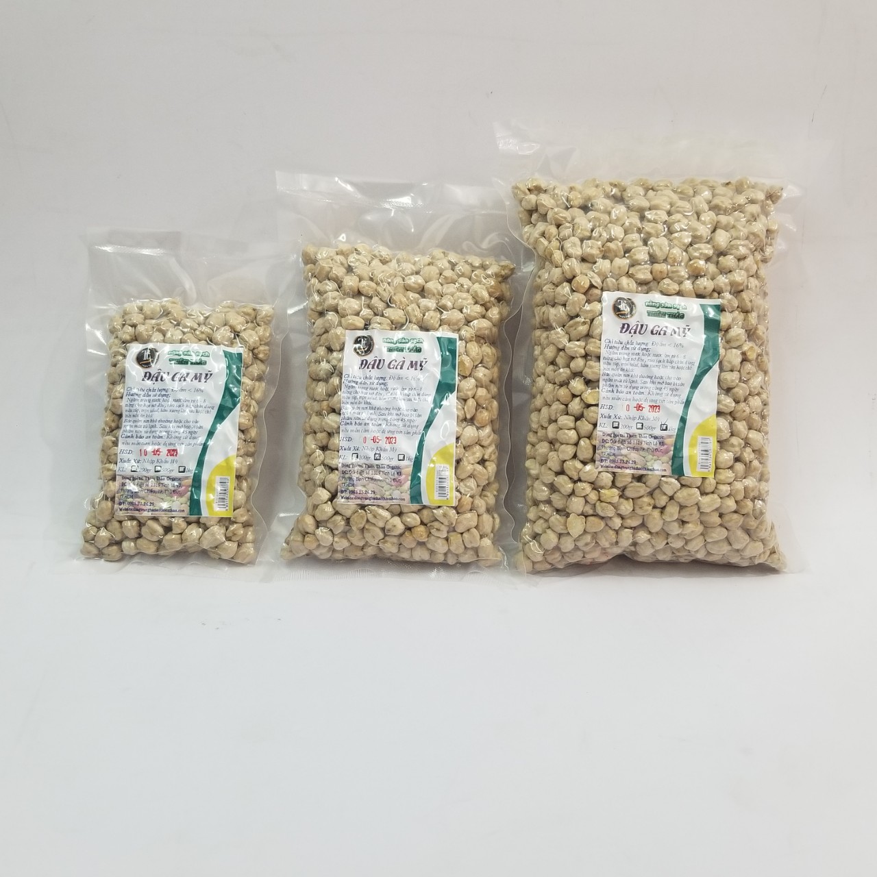 500gr Đậu Gà Mỹ (size 9mm) Thiên Thảo Organic