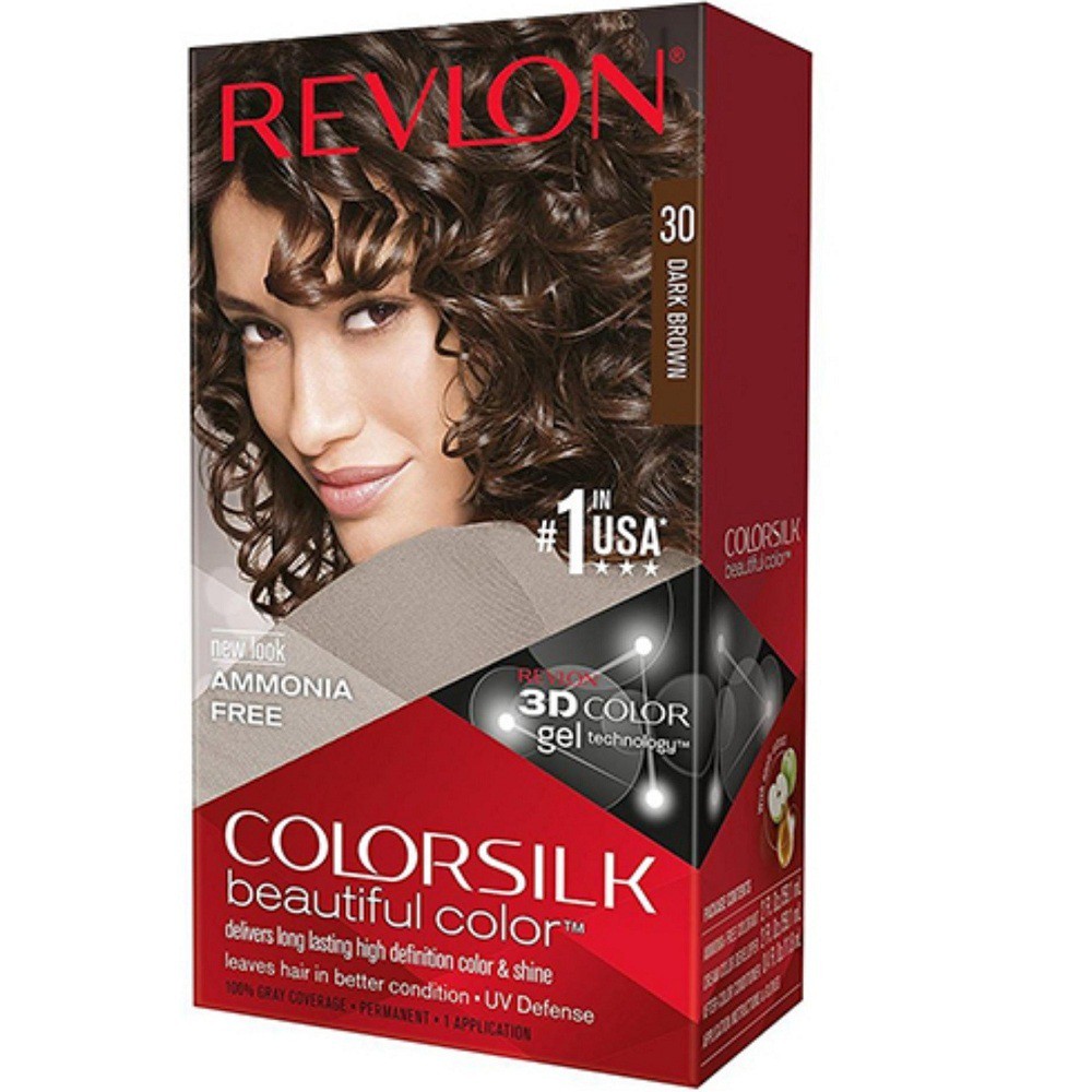 (HCM)Thuốc Nhuộm Tóc Số 20 (Nâu Đen) Revlon Colorsilk - Mỹ