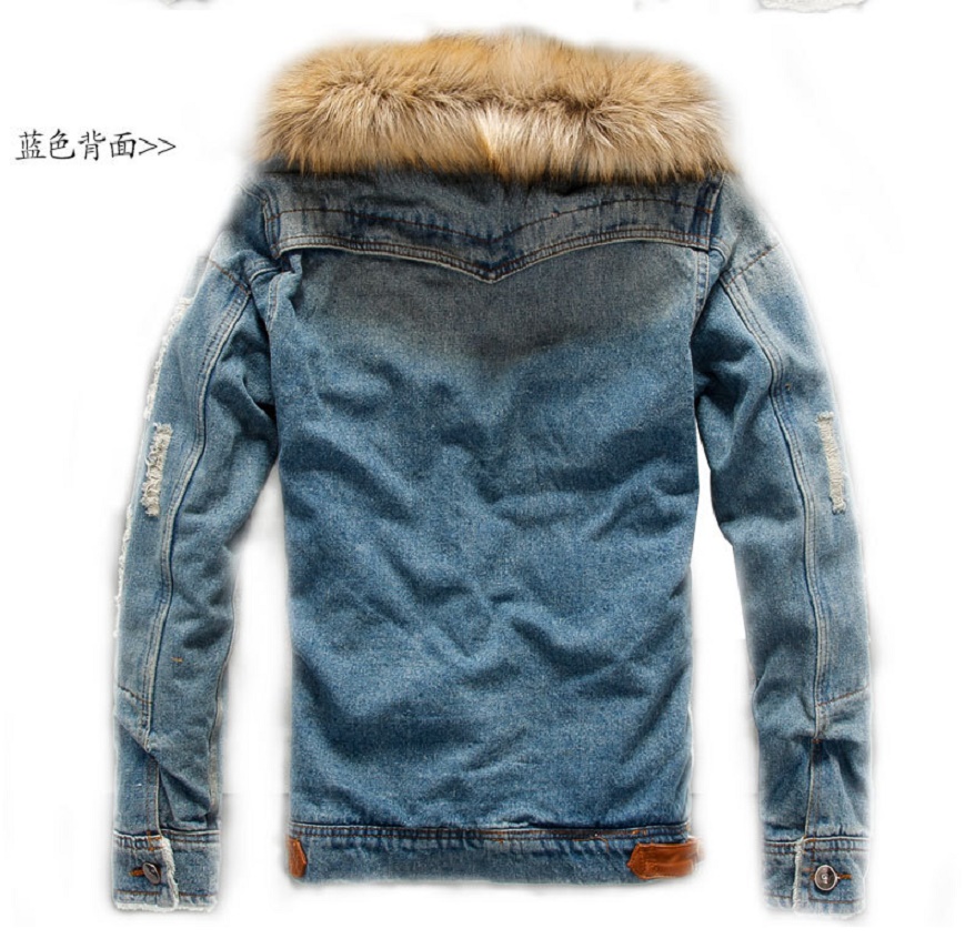 Shehenshah Blue “Full Fur Inside” Denim Jacket – The Engineers of Clothes-sgquangbinhtourist.com.vn