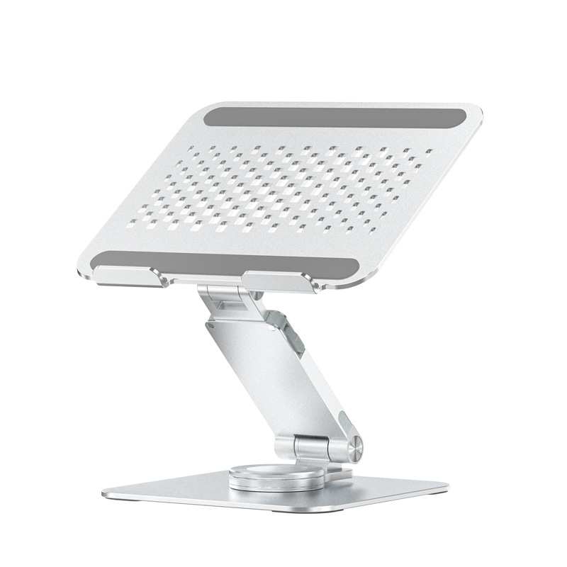 Qingjingjie111Saize aluminum alloy notebook computer 360 ° rotatable standing stand elevated folding stand MIC cooling base