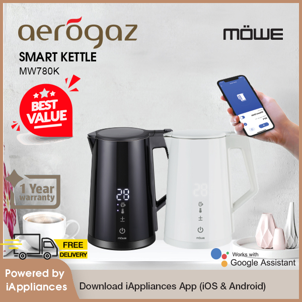 Mowe Smart Kettle with temperature control / iAppliance app enabled