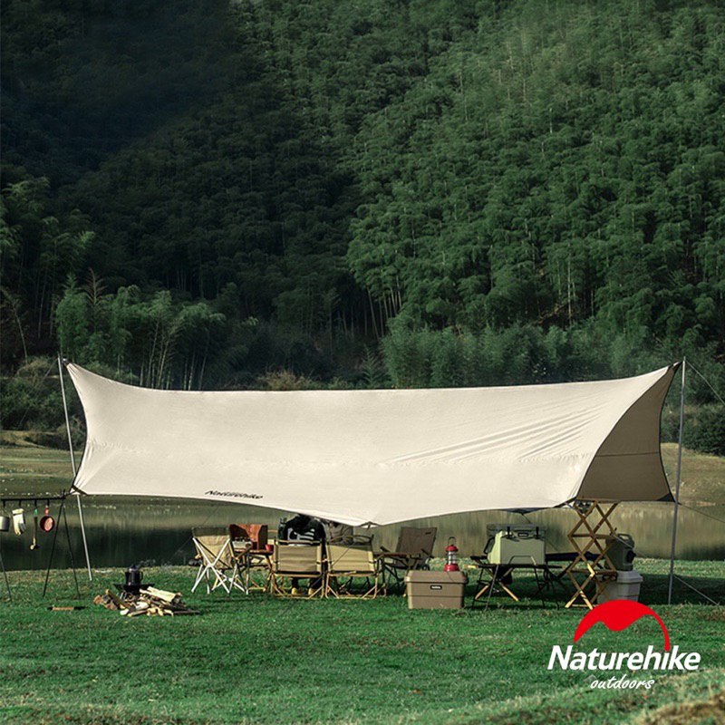 【美品】Naturehike タープ Cloud Moraine 680×576 Naturehike Cloud Moraine Large Luxury 680 x 576cm Camping Flysheet