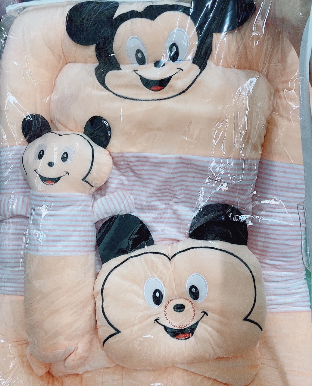 Bộ nệm cho bé sơ sinh hình thú cho bé
