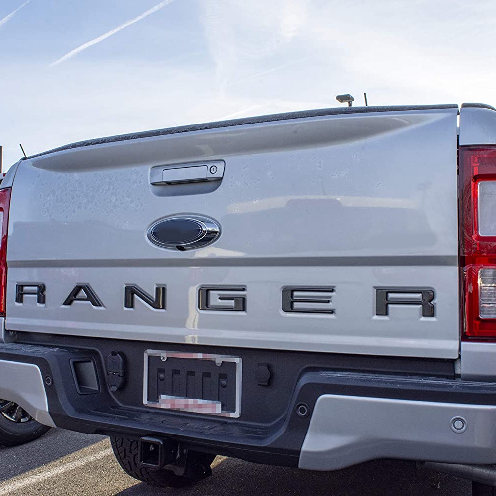 Tailgate Insert Letters for Ford Ranger 2019 2020, 3D Raised & Decals Letters, Tailgate Emblems