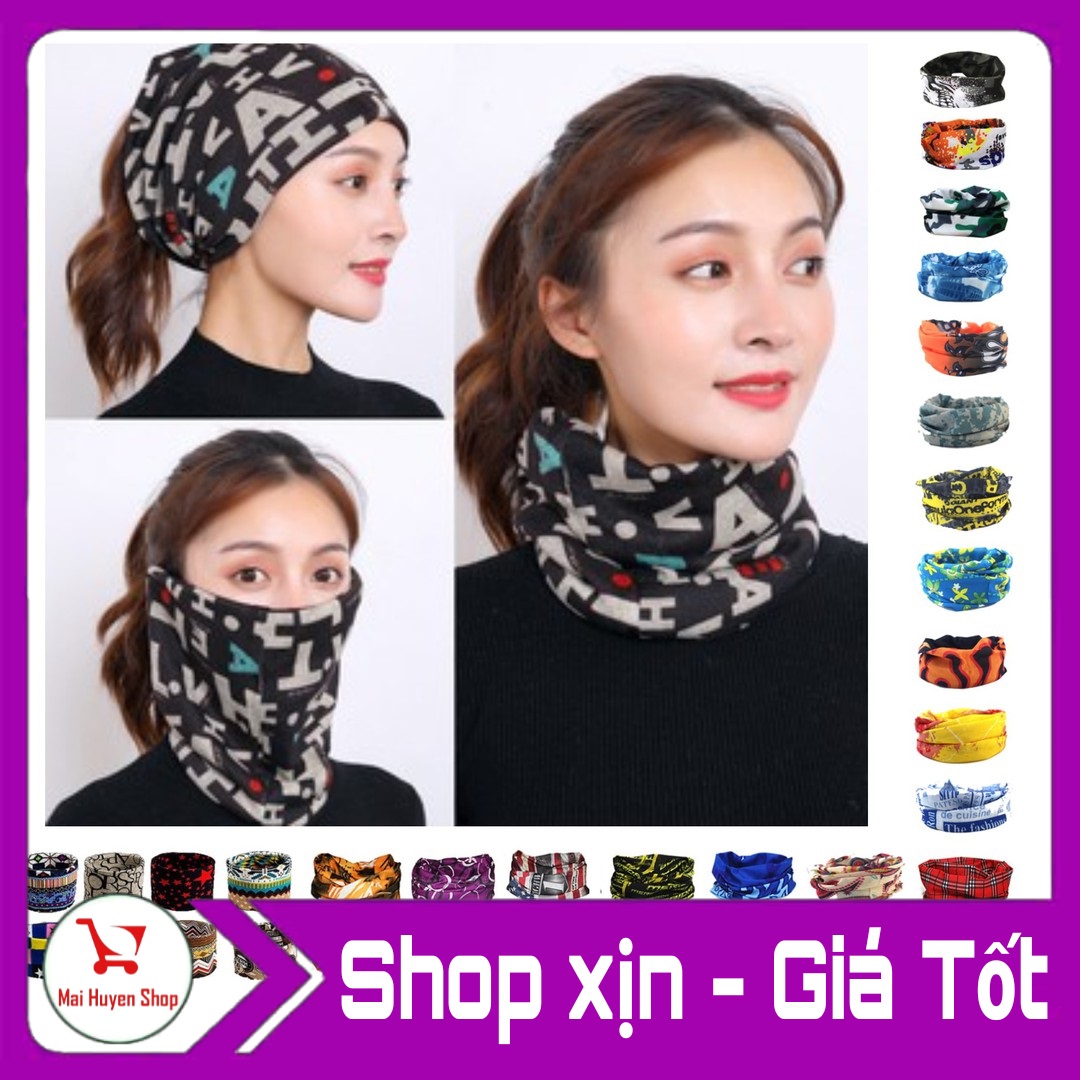 Combo 5 khăn phượt đa năng