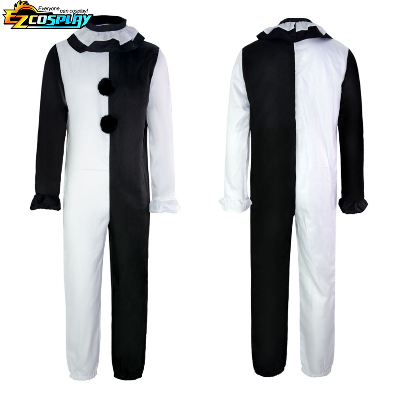 Art The Clown Cosplay Movie Terrifier 2 Art The Clown Cosplay Costume Jumpsuit Mask Halloween Costumes Mask for Men Women. 