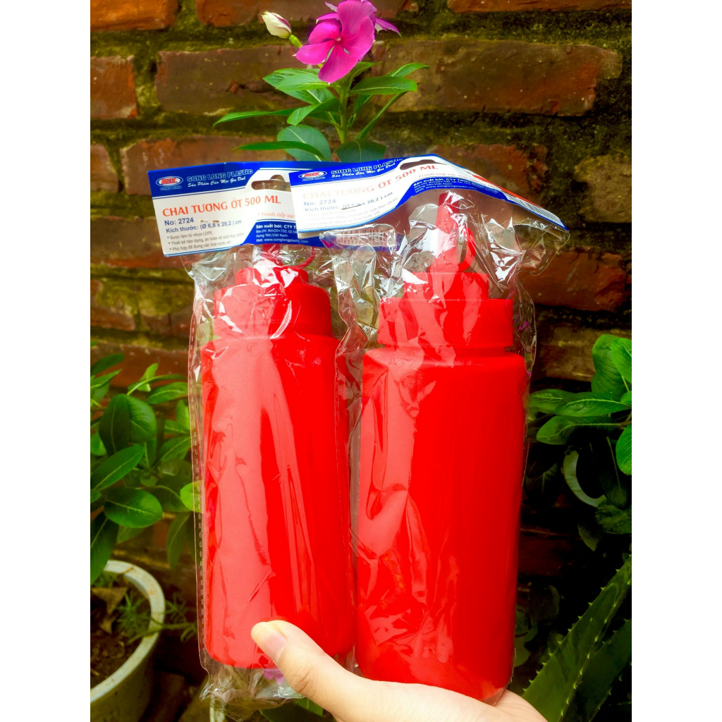 Chai Đựng Tương Ớt, Lọ Đựng Nước Sốt 250ml, 500ml, 650ml