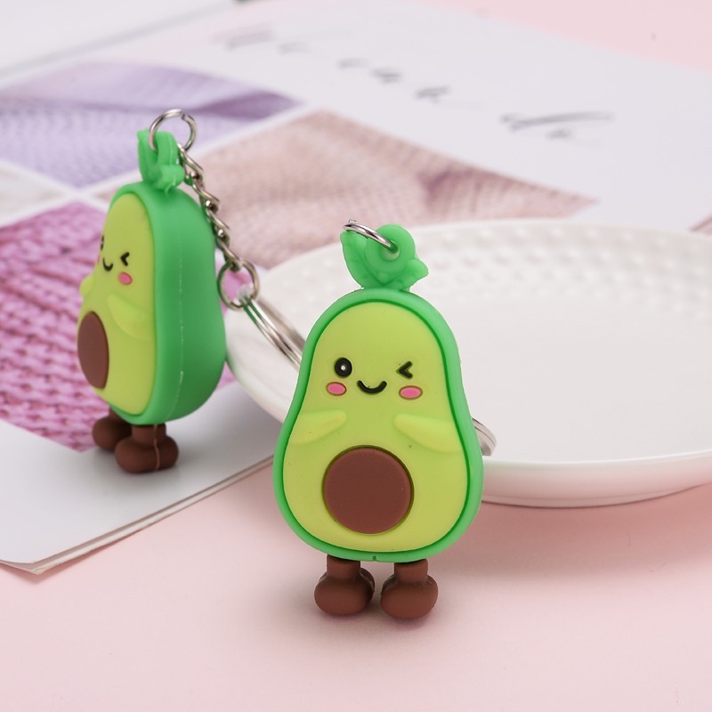 Móc khóa hình quả bơ dễ thương