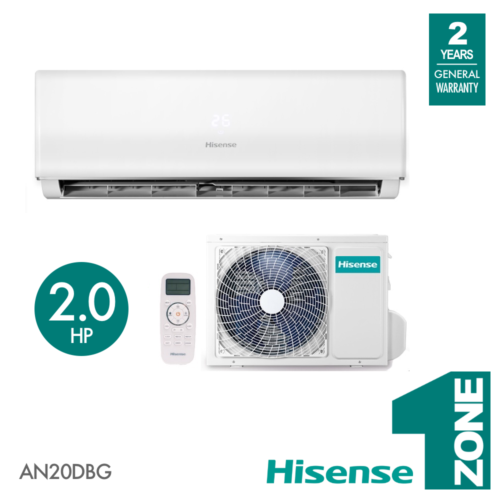 Hisense Aircond R32 Non Inverter 10hp15hp20hp Air Conditioner With Ionizer Filter Model 9558