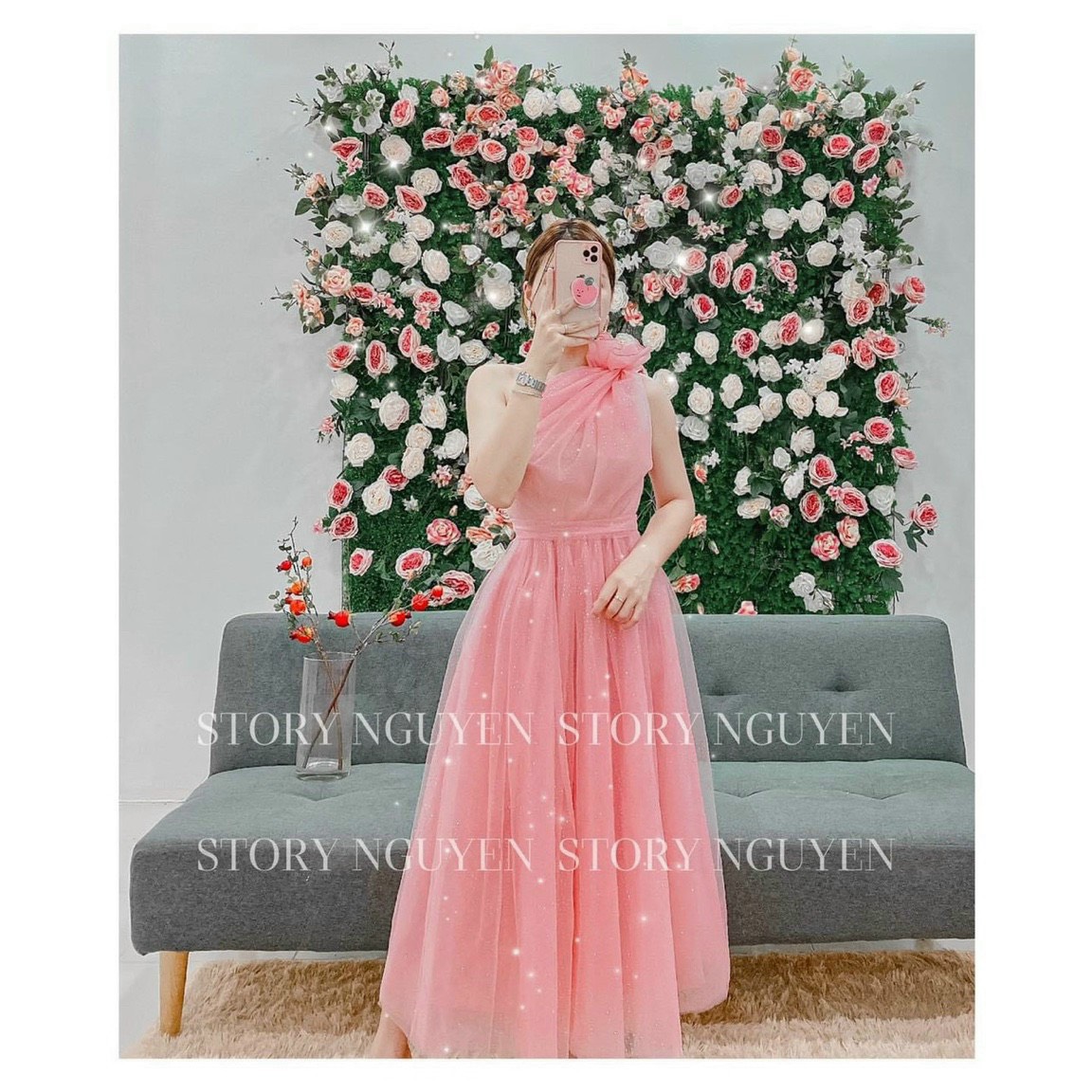 Đàm lưới maxi đủ màu xinh lung linh ld22