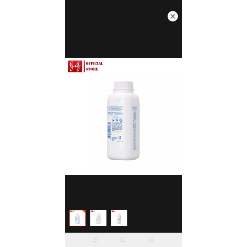 Phấn Thơm Johnson Baby 100g