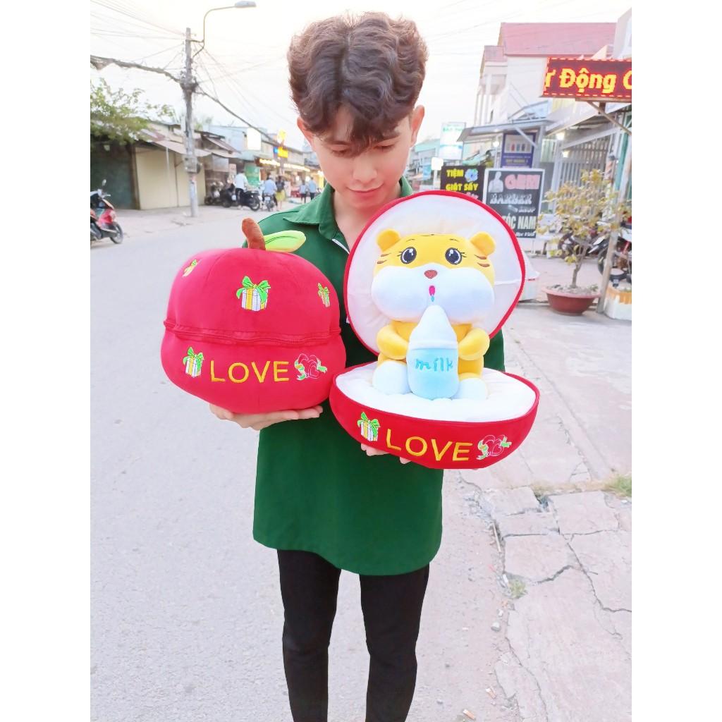 Comboo Gấu Bông Trong Trái Táo Độc Lạ