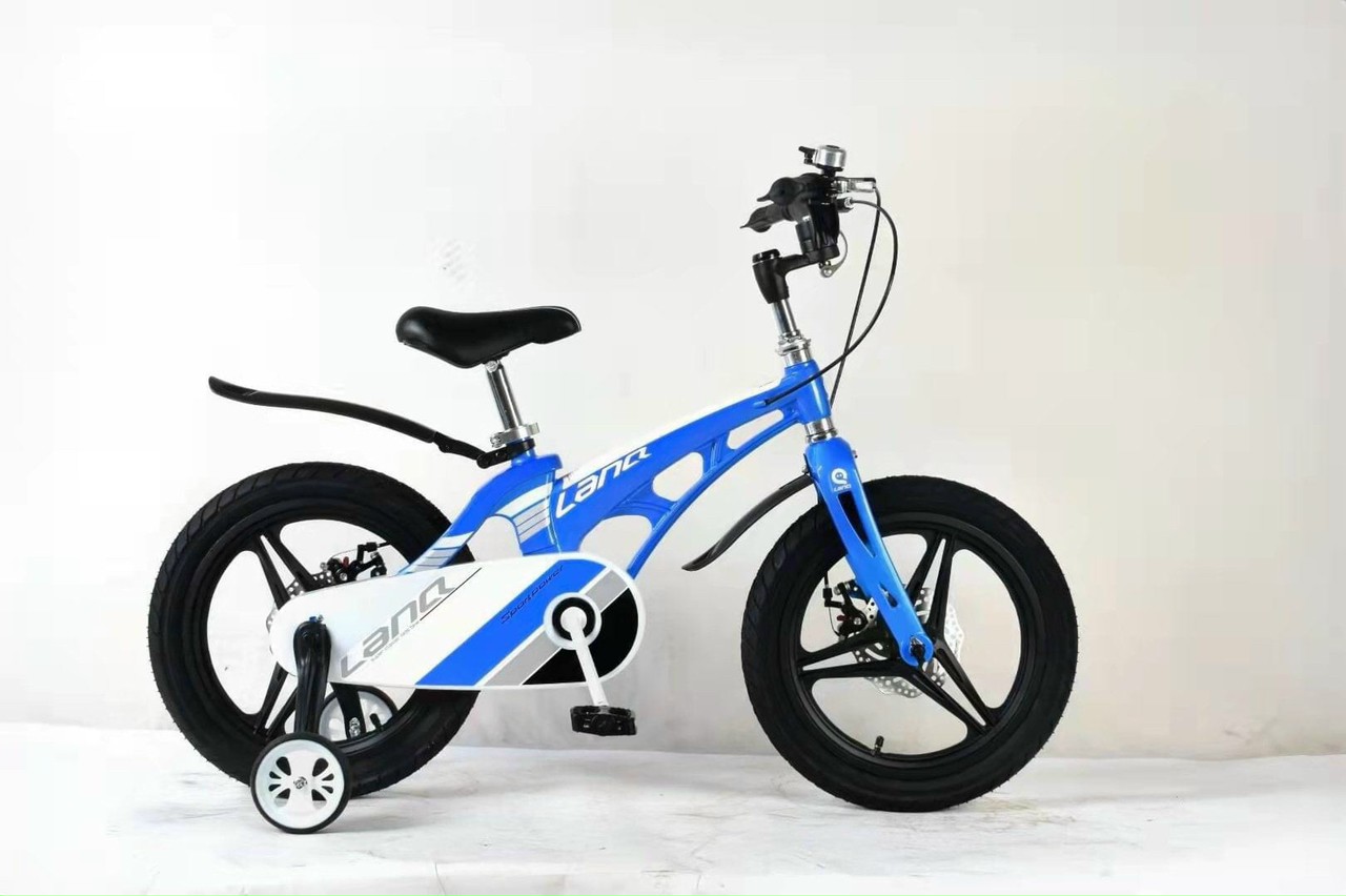 Xe đạp trẻ em cao cấp khung nhôm LANQ40 vành đúc khung rút - HÀNG NHẬP KHẨU CHÍNH HÃNG