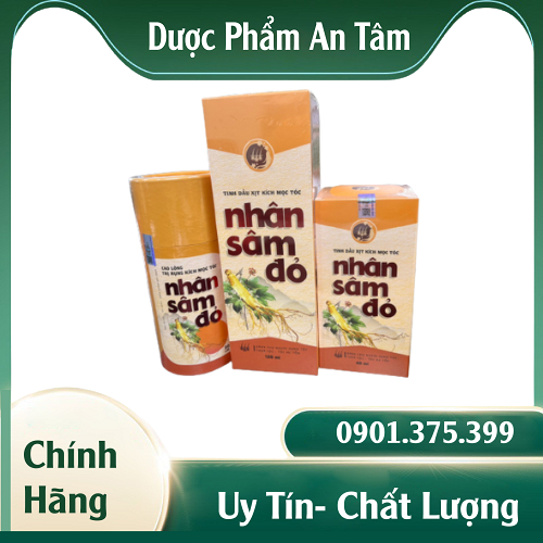 Cao lỏng giảm rụng - kích mọc tóc nhân sâm đỏ
