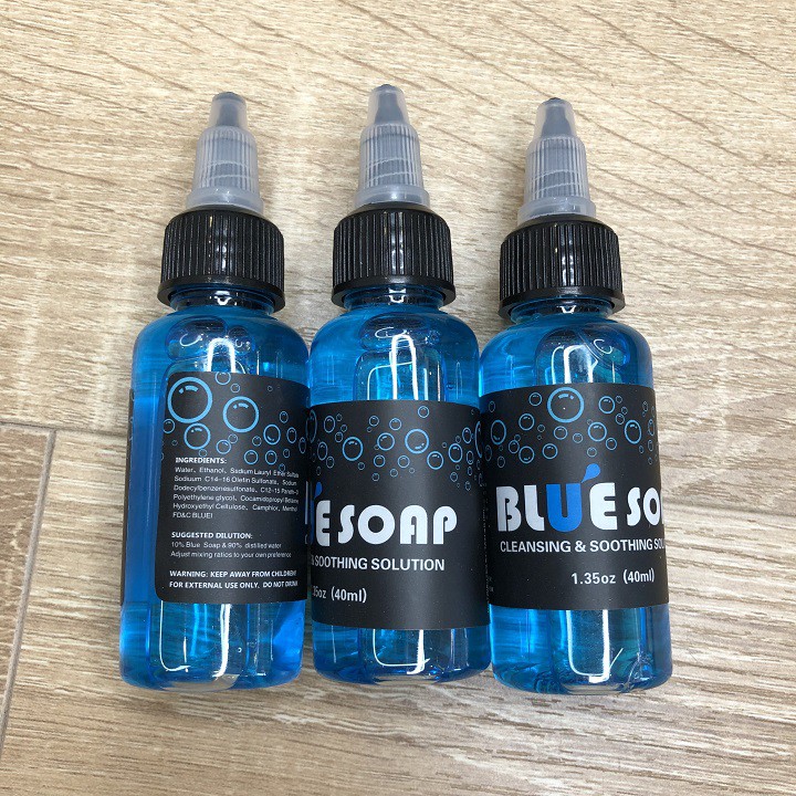 Blue Soap 40ml Tạo Bọt Lau Mực Xăm