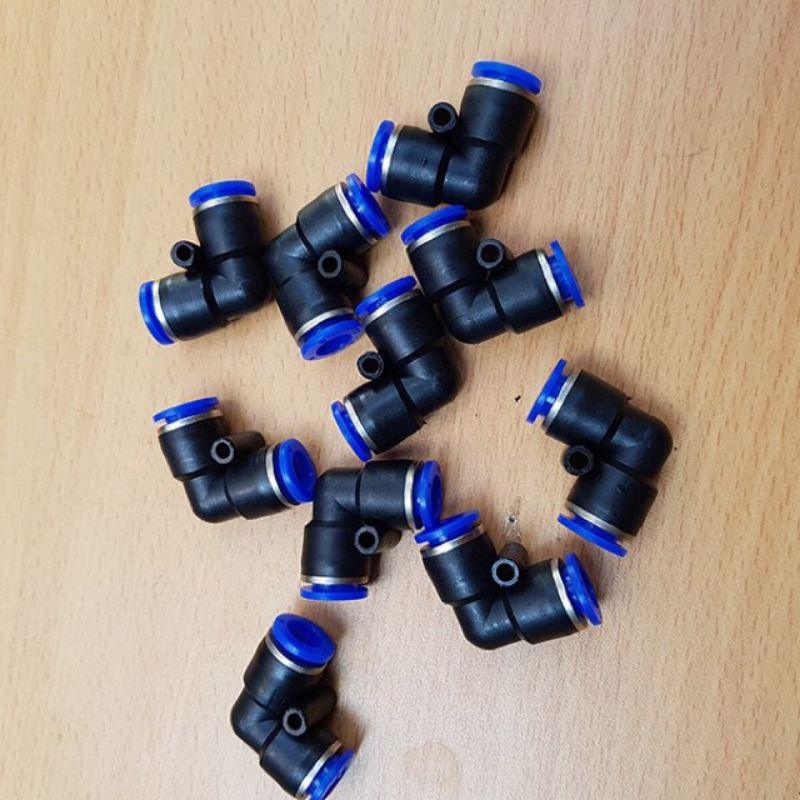 Cút(góc) nối nhanh dây đẫn khí PU 6,8,10mm