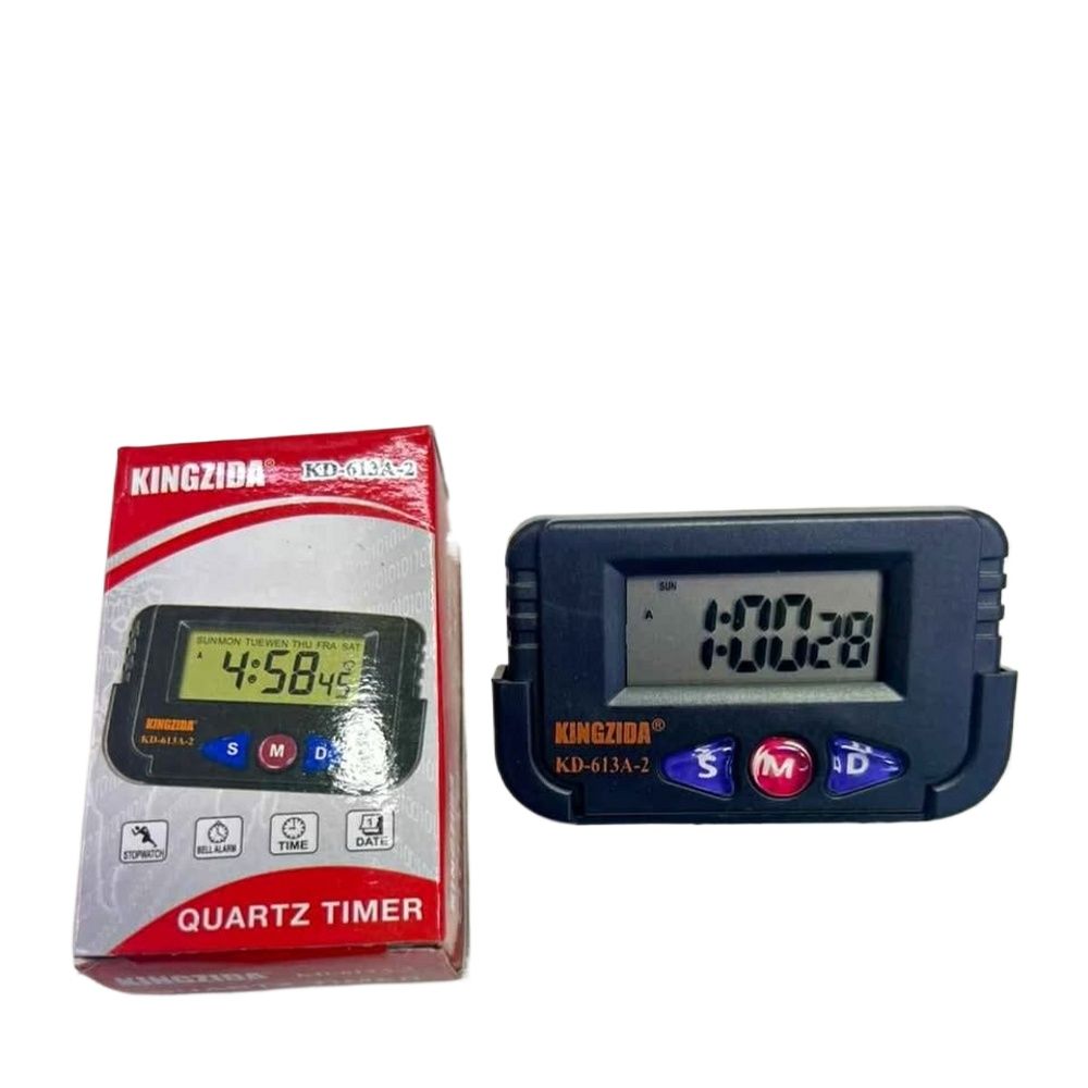 KINGZIDA KD-613A-2 Car Dashboard Alarm Clock And Stopwatch With