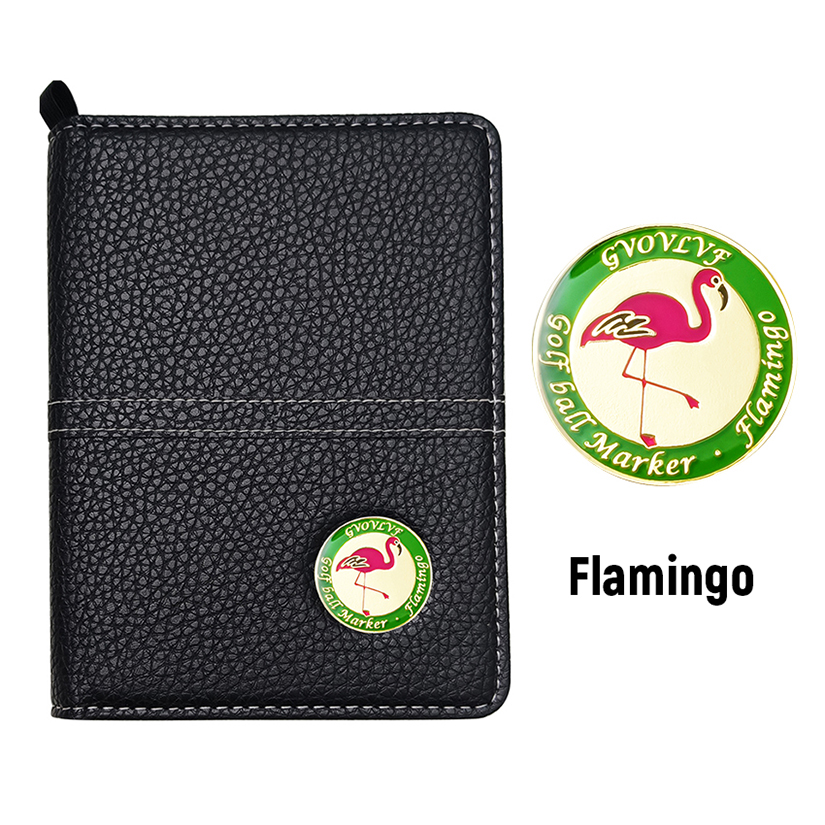 【Support-Cod】 Golf Scorecard Holder Wallet with Slots and Pencil Loop for Golf Enthusiasts.