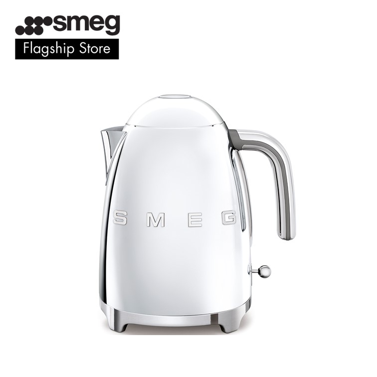 brushed chrome kettle and toaster