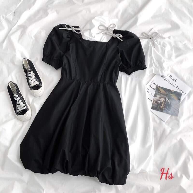 VÁY NƠ VAI TAY BỒNG PM82