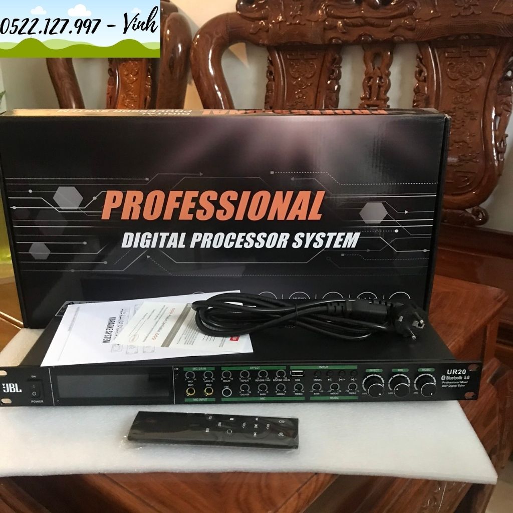 Vang cơ lai số JBL UR20 PRO NEW 2022 - kèm remote điều khiển ( Sản phẩm nhập khẩu ) - Gia Khang Shop