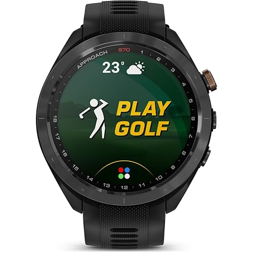 Garmin Approach S70 47mm Black Bronze Edition Golf Watch with