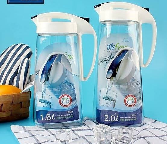 Bình nước nhựa tritan bisfree one touch lock&lock dung tích 1.6l và 2l abf631 abf632
