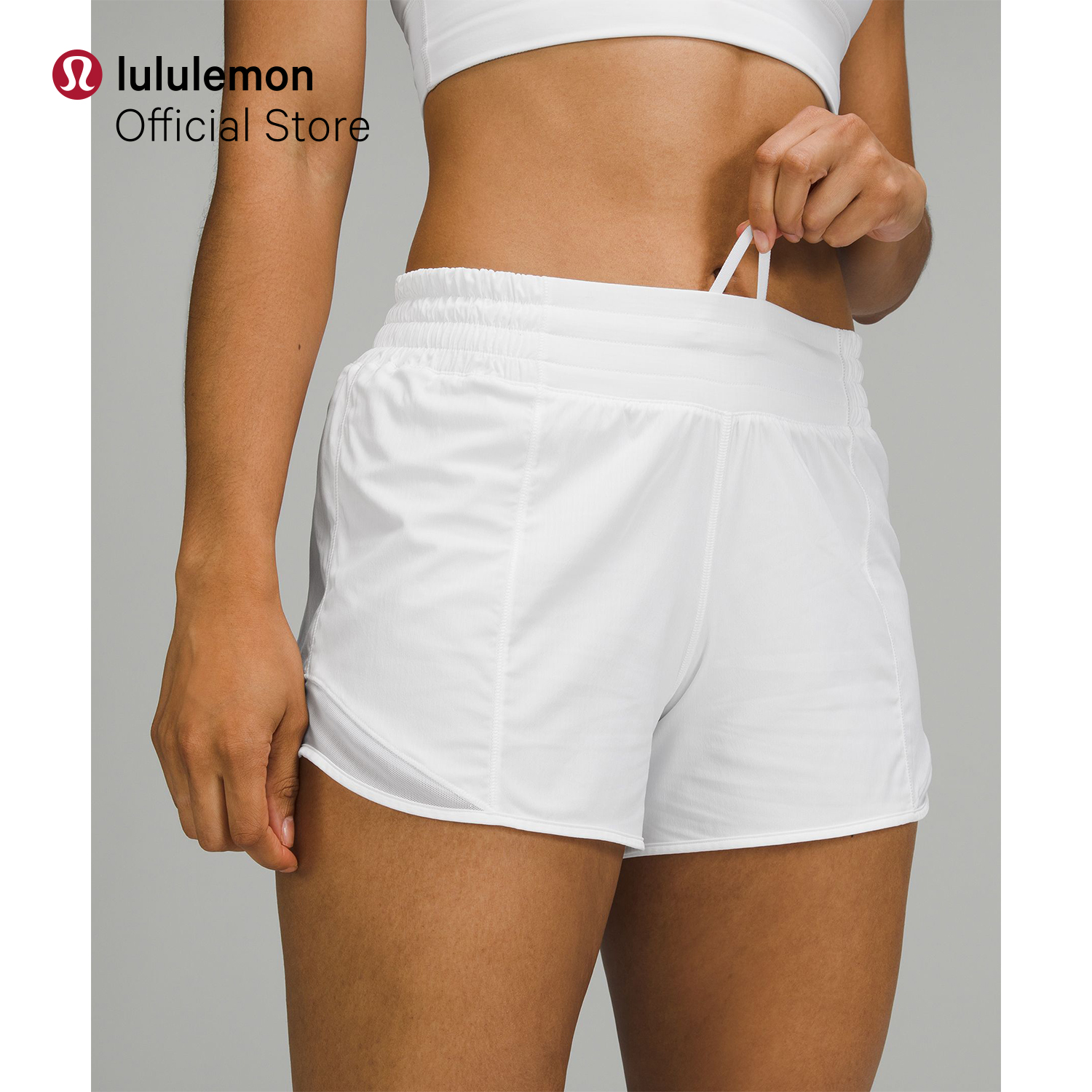 lululemon Women's Hotty Hot High-Rise Lined Short 4 - running shorts
