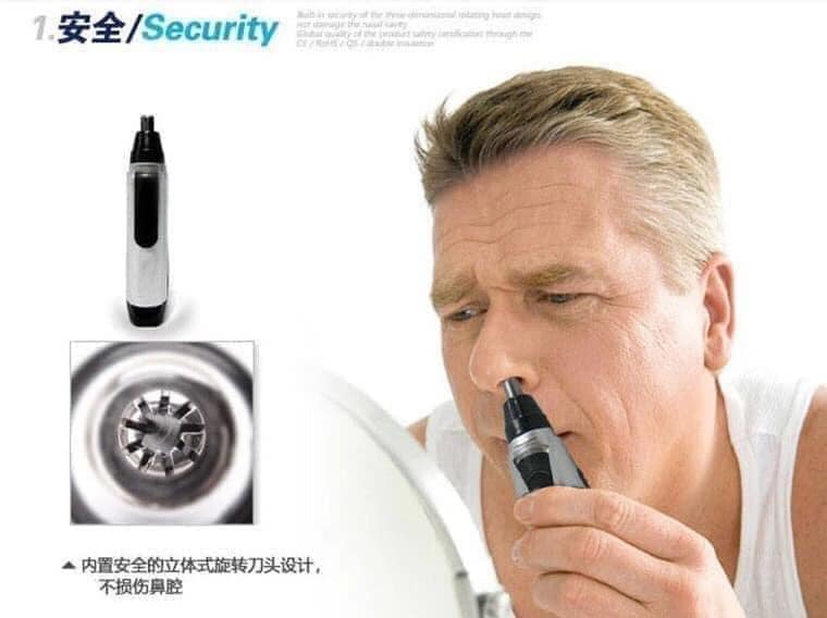 Máy cắt tỉa lông mũi thông minh chuyên dụng ( không kèm pin) [ Máy tỉa lông mũi , Đồ cắt lông mũi , Bấm lông mũi, tỉa lông tai]
