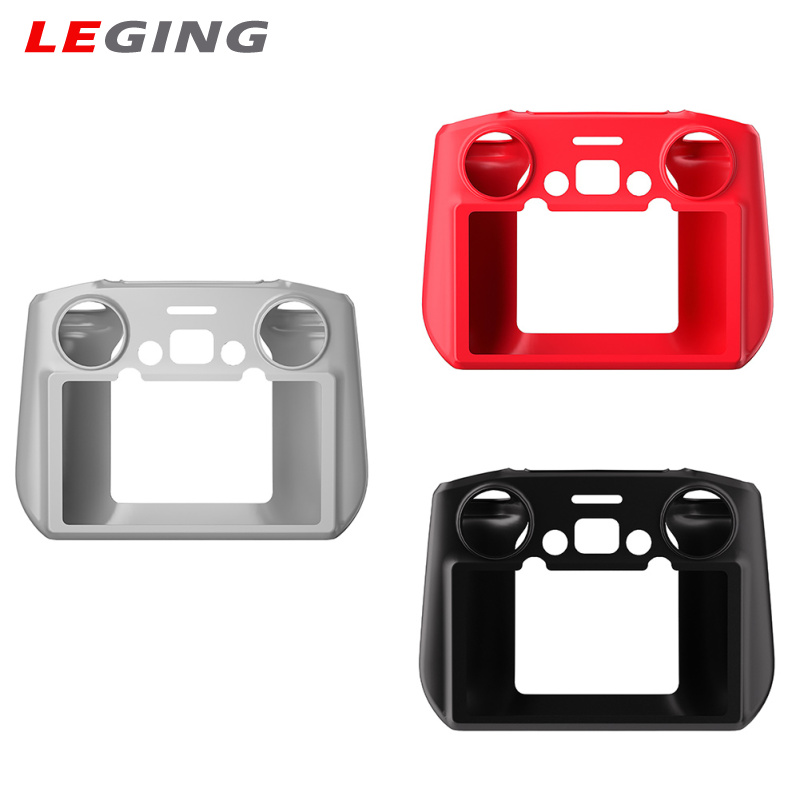 Protective Case Silicone Skin Cover Compatible For Dji Mini 3 Pro Rc With Screen Remote Control Dust Cover