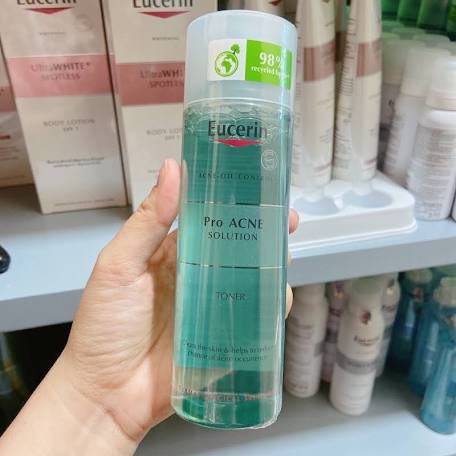 ✅[CHÍNH HÃNG] Nước Cân bằng Eucerin Pro Acne Solution Toner Dành Cho Da Dầu Mụn 200ml