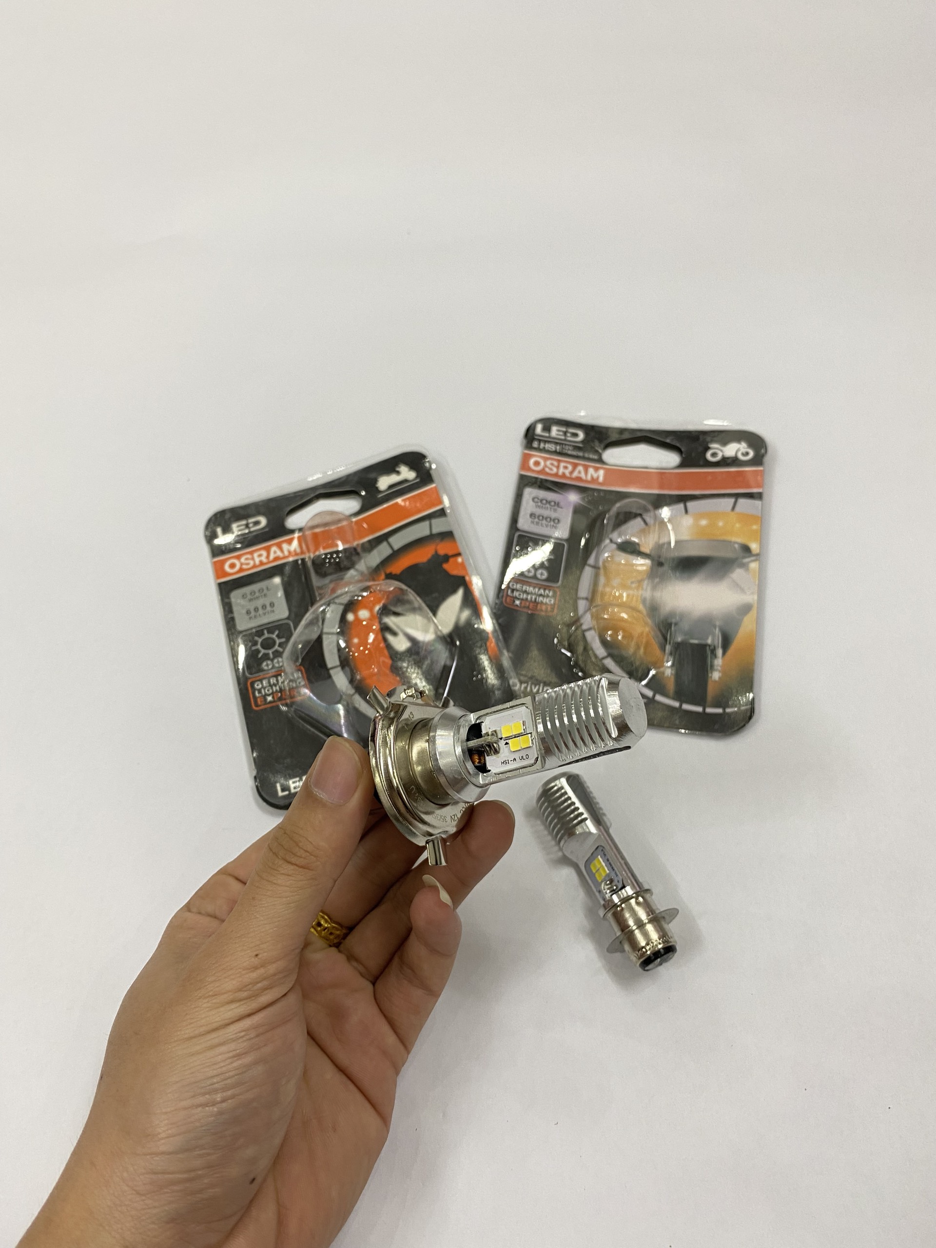 Đèn Pha LED OSRAM T19 Dream, Wave, Air Blade Thái tăng sáng trắng !