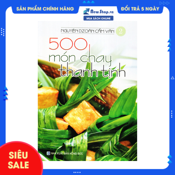 Sách - 500 món chay thanh tịnh - tập 2 - newshop