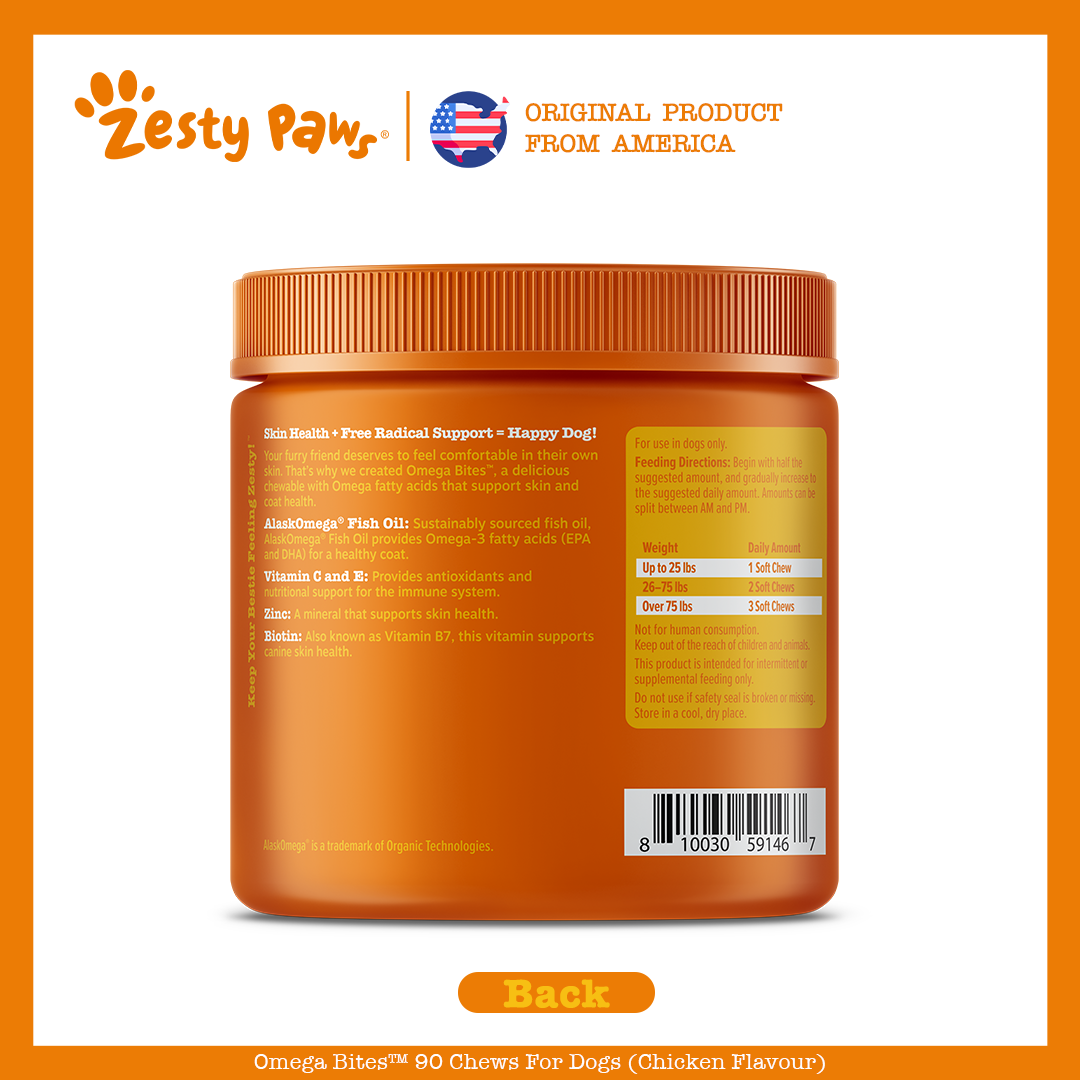 Zesty Paws Bites Chicken 90ct