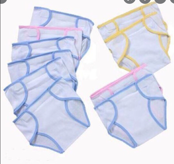 Set 5 quần dán bỉm vải cotton cho bé sơ sinh. 5 tã dán vải cho bé
