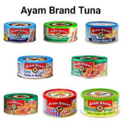 AYAM BRAND Tuna Assorted 160gm ( OLIVE OIL / DELI SPREAD / MAYONNAISE