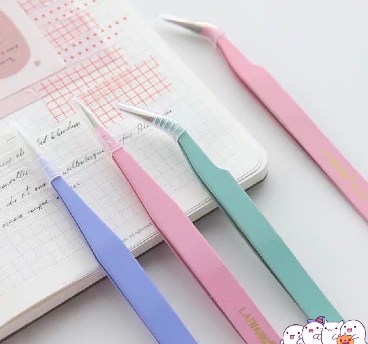 Nhíp gắp sticker tone màu macaron siêu đẹp