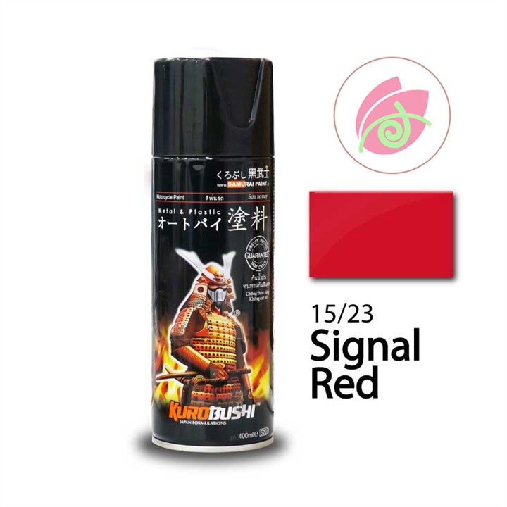Sơn xịt xe máy Samurai màu đỏ nổi bật 15/23 (400 ml)