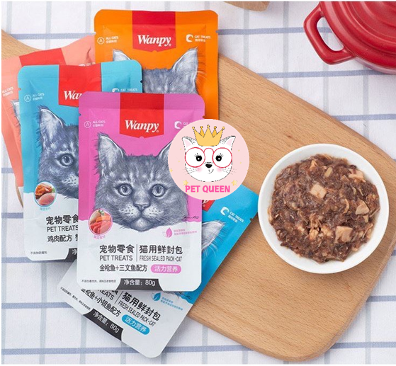 Pate Wanpy 80g | Pate tươi dinh dưỡng cho mèo