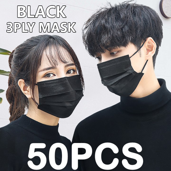 cool black face mask