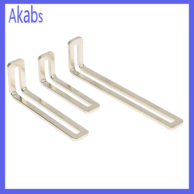 Akabs Nickel-plated Corner Bracket Adjustable 90 Degree L-Shaped Corner Brackets Angle Iron Connector Shelf Support Accessories