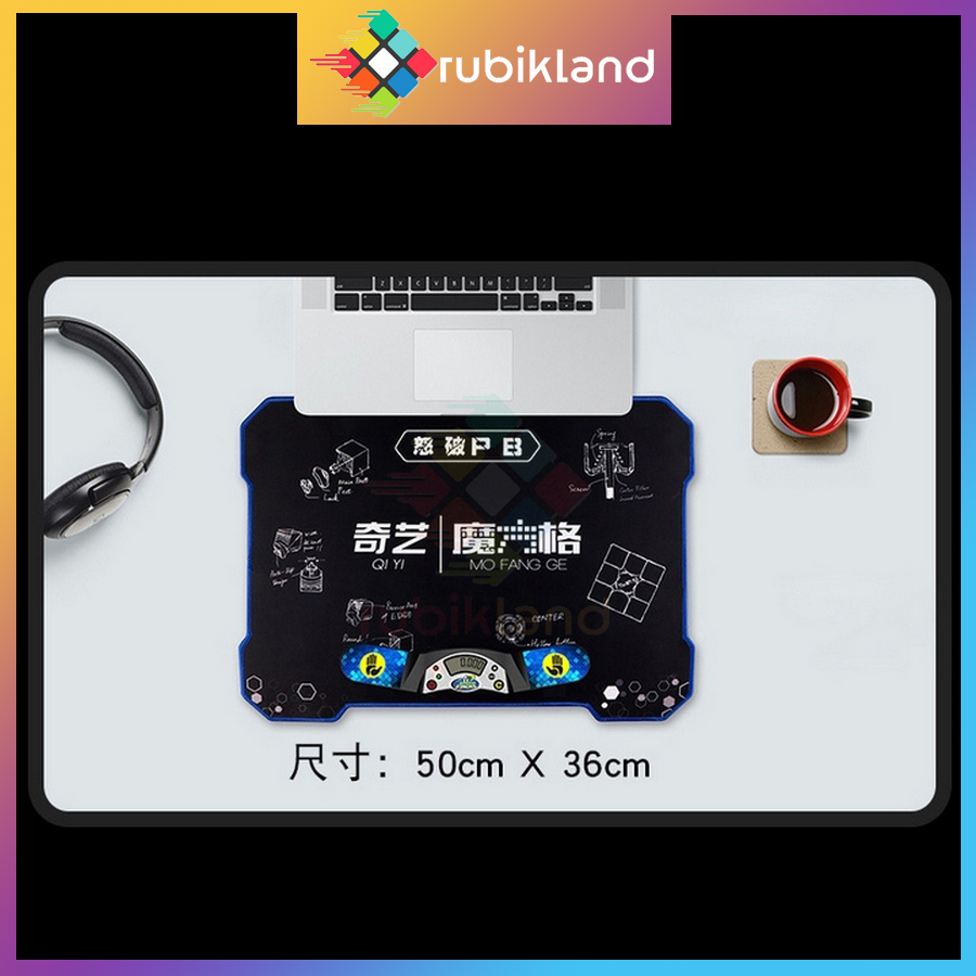 Thảm rubik qiyi mat rubic size nhỏ và size lớn đồ chơi trí tuệ