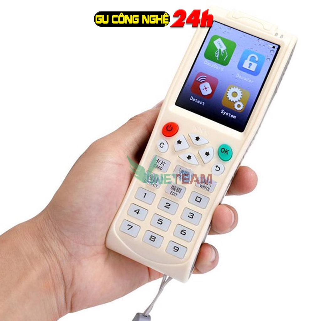 Máy Sao Chép Thẻ Từ Thang Máy Kết Nối WIFI Giả Mã ICOPY8 Tặng kèm pin
