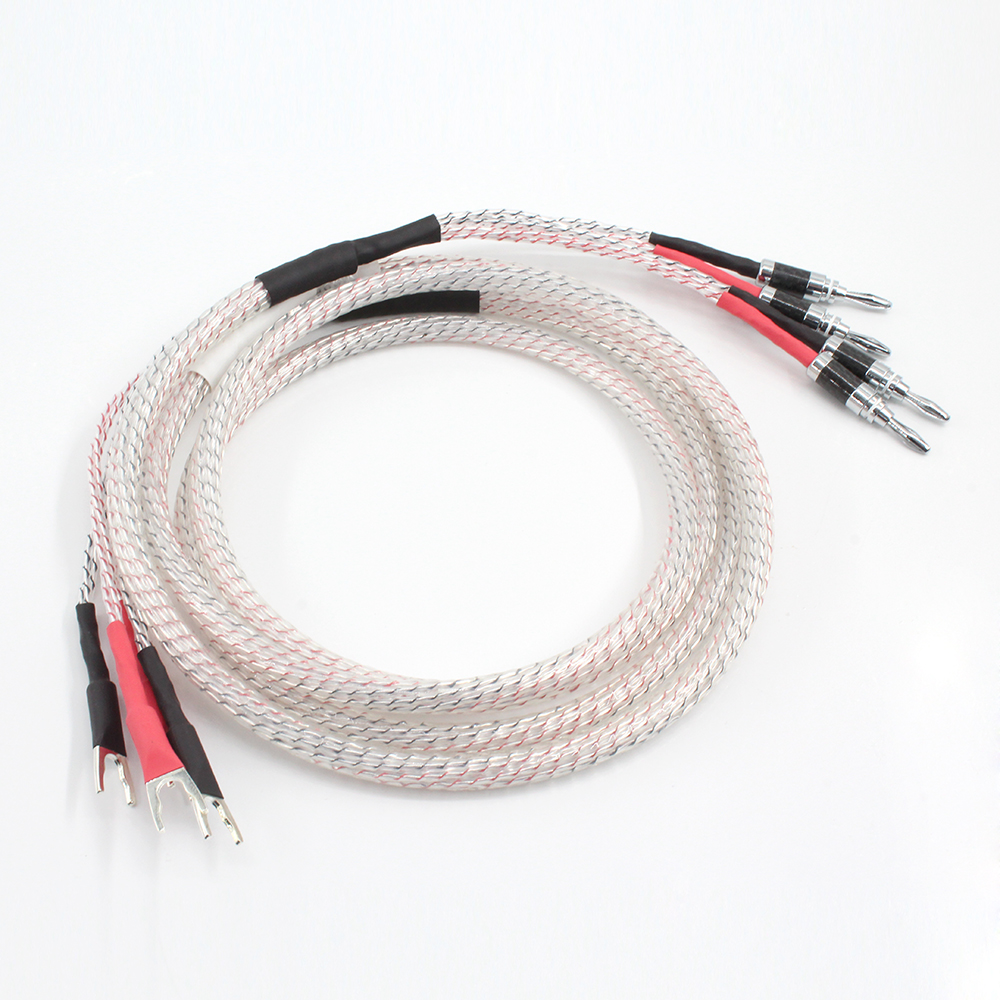 Cặp Nordost Valhalla loạt HiFi Loa Cáp âm thanh loa dòng với chuối để Spade cắm loa âm thanh cáp