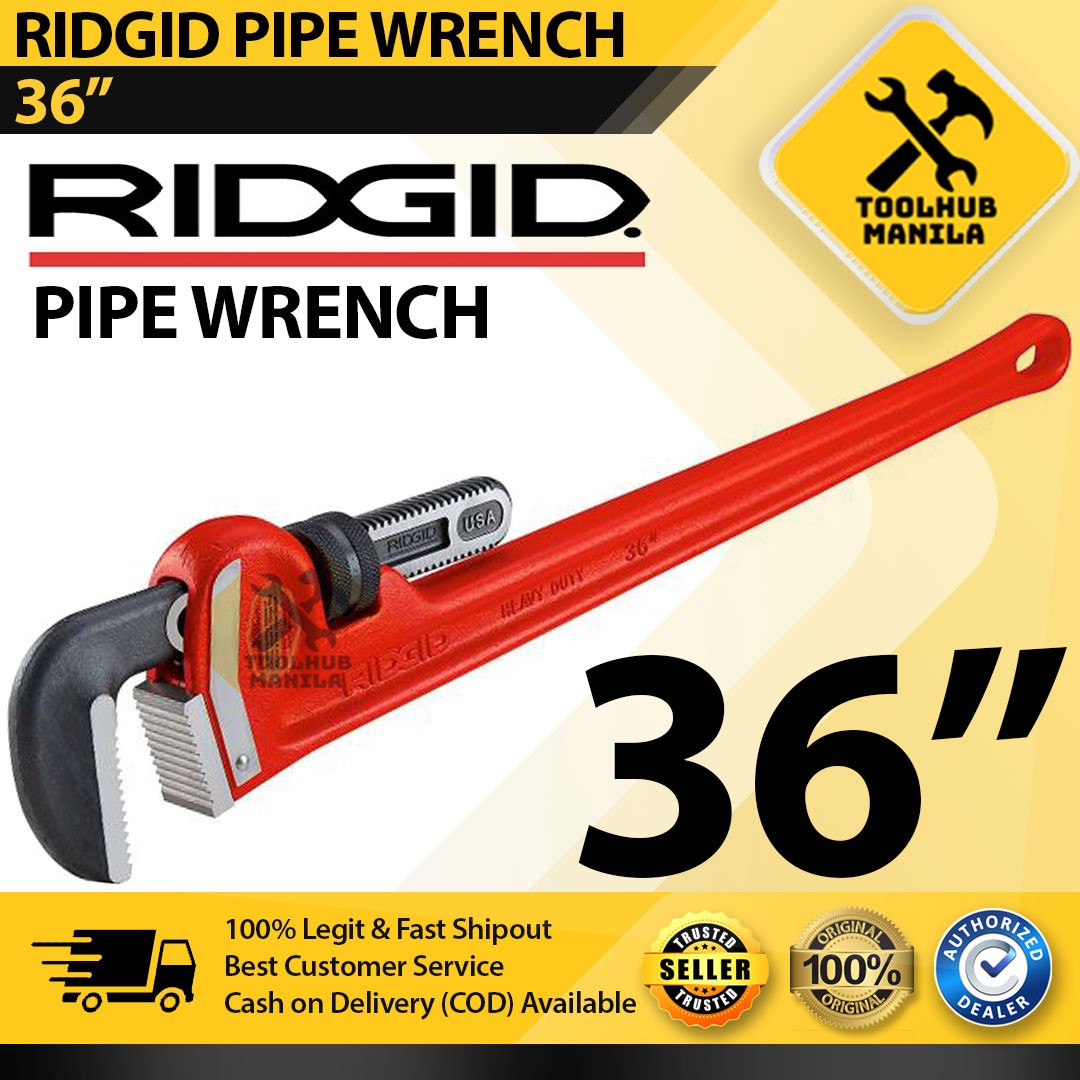 (100 ORIGINAL) Ridgid Pipe Wrench 36" Lazada PH
