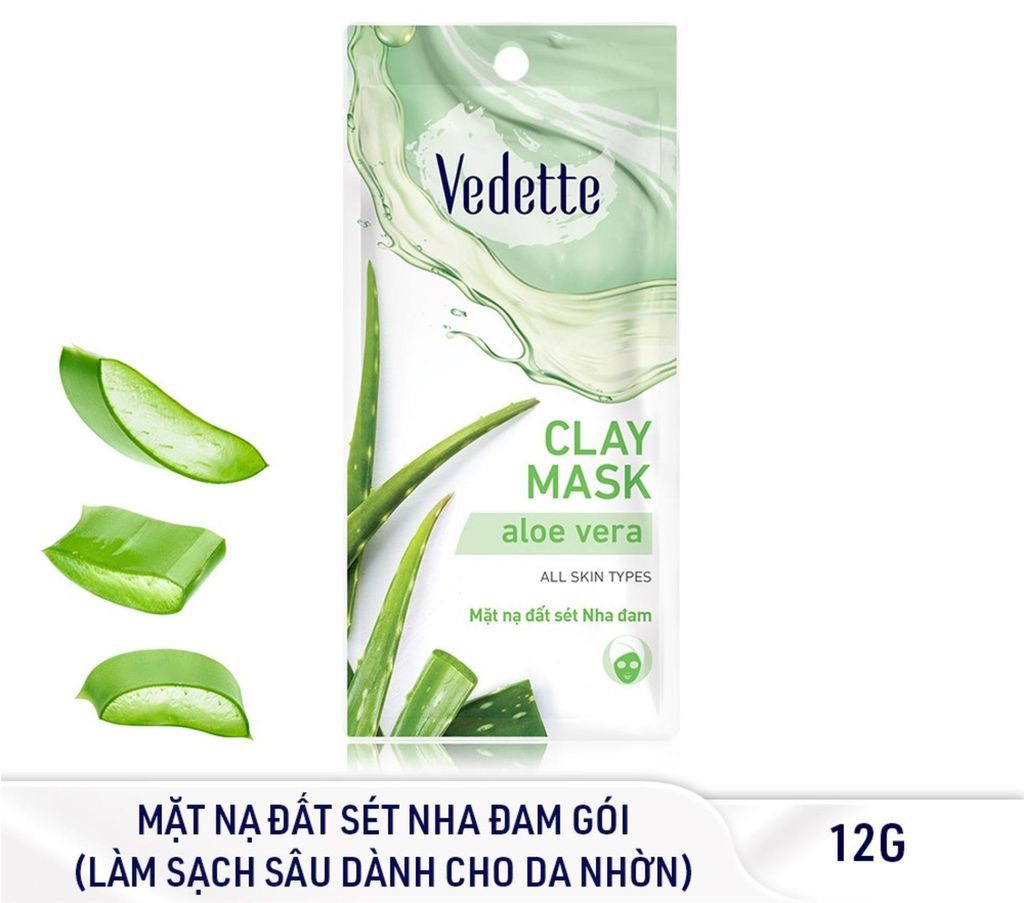 Mặt nạ đất sét Nha đam Vedette 12g