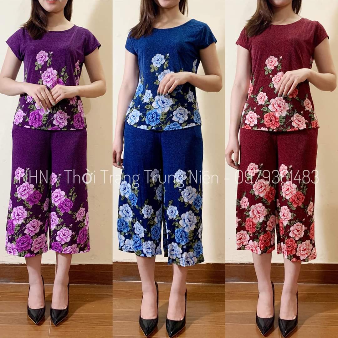 ĐỒ BỘ TRUNG NIÊN NỮ- ĐỒ BỘ NỮ MẶC NHÀ